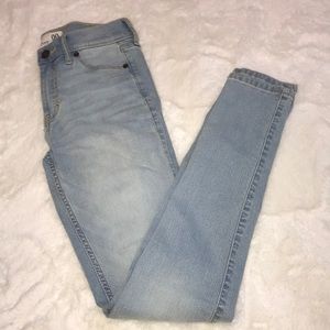 Light denim jeans